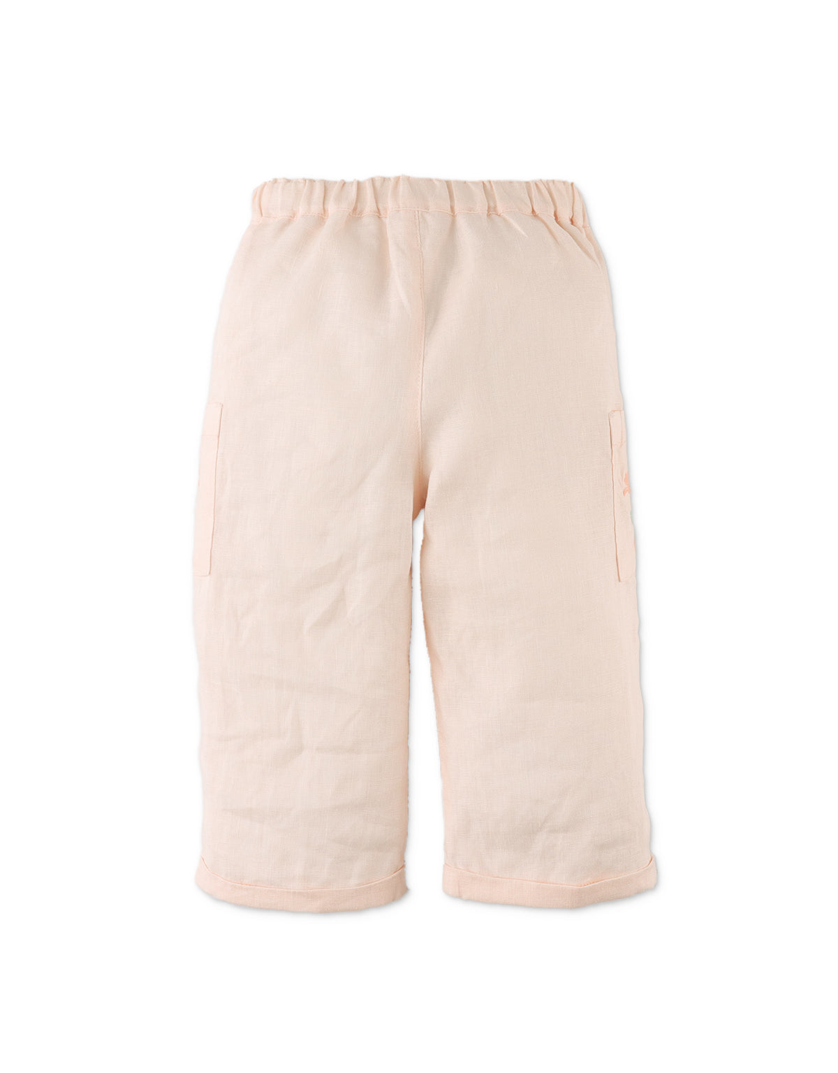 Baby Girls Melba Pants With Embroidery On Pockets
