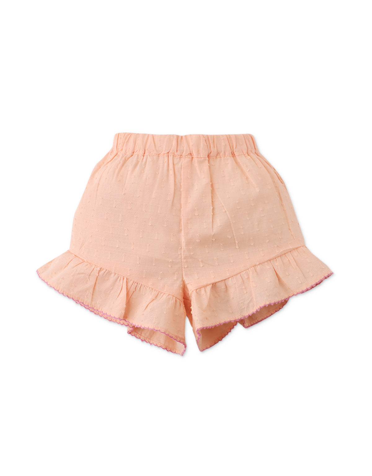 Baby Girls Alana Top And Shorts Set With Floral Embroidery