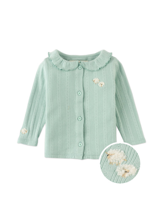 Baby Agie Long Sleeve Top with Tiny Sheep