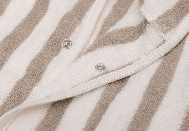 Bathrobe Stripe Terry - Olive Green