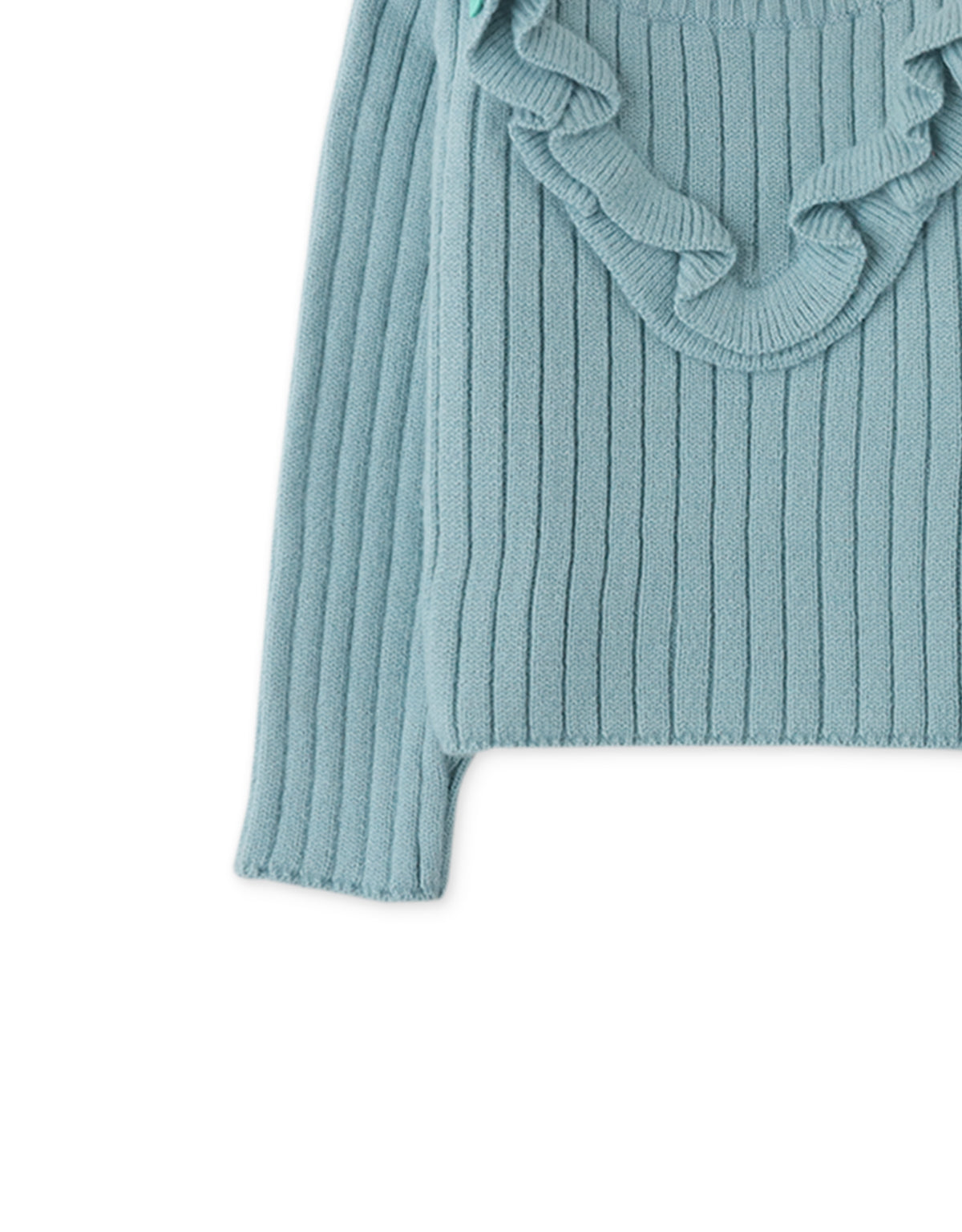 ნაქსოვი ნეკნებიანი თეა საბურველებით