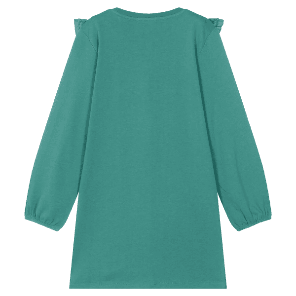 Stella Kids Green Embroidered Dress