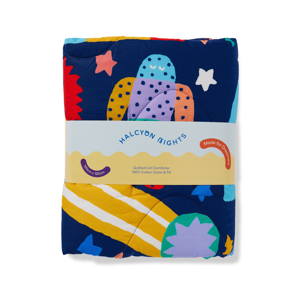 Rocket Ride Cot Quilt