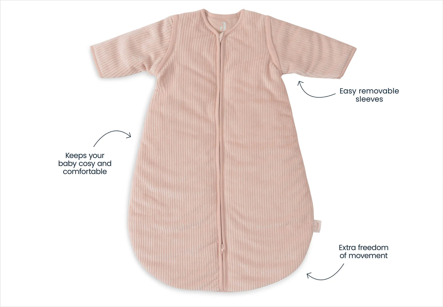 Sleeping Bag with Removable Sleeves Rib Wild Rose