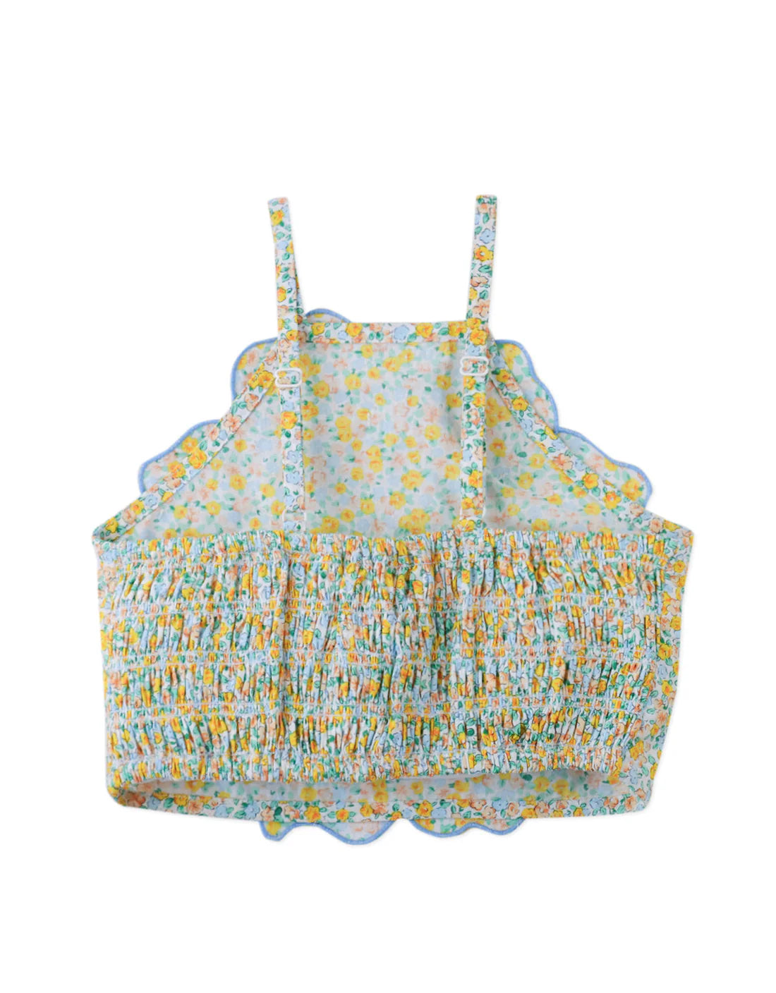 Eloise Halter Top with Large Flower Appliqué