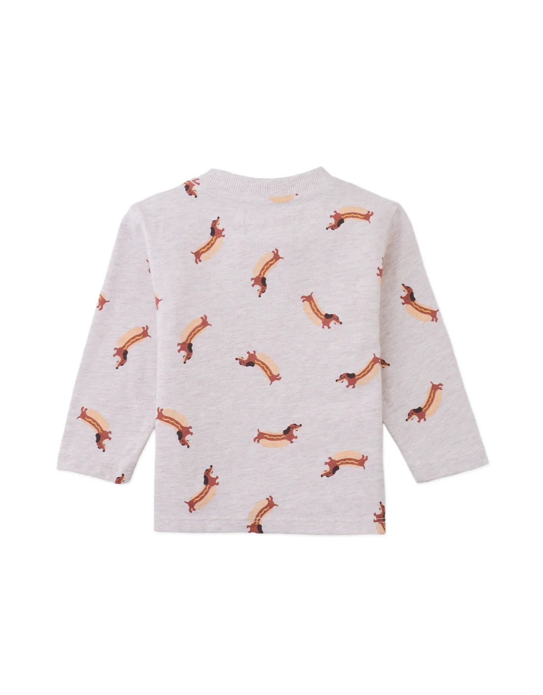 Baby Piero Tee with Dachshund All-Over Print