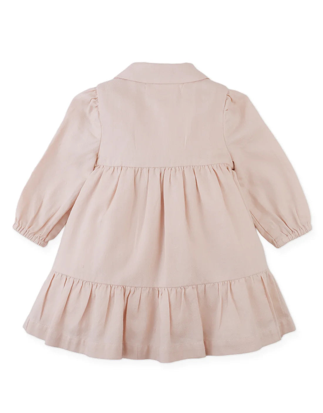Baby Moira Hand-Smocked Dress with Rose Bullion