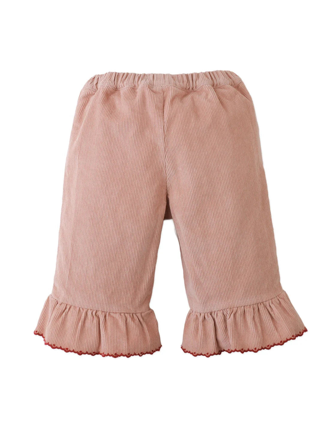 Baby Bessie Pants with  Hand- Embroidered Velvet Heart Plushie