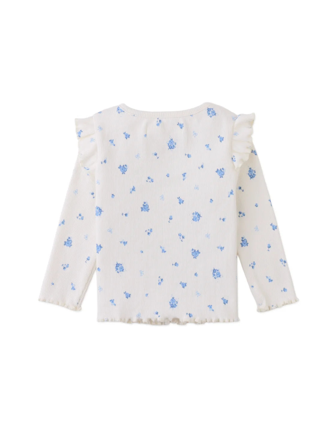 Baby Drusilla Tee with Ruffled Shoulders