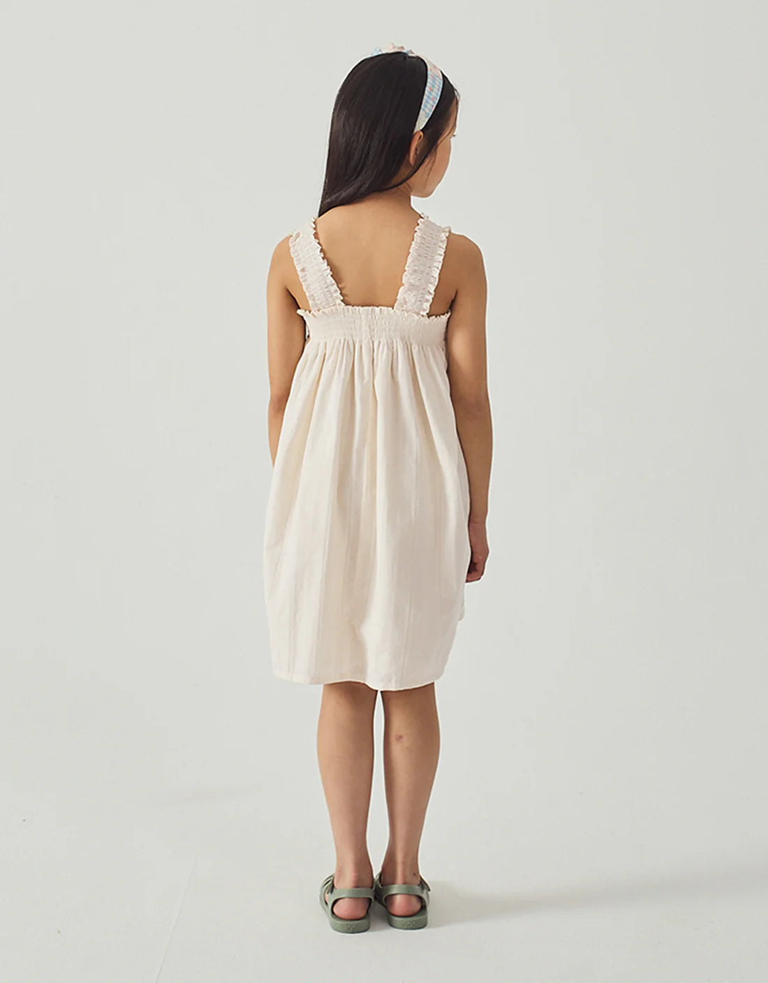 Alessia Cross-Stitch Embroidered Dress