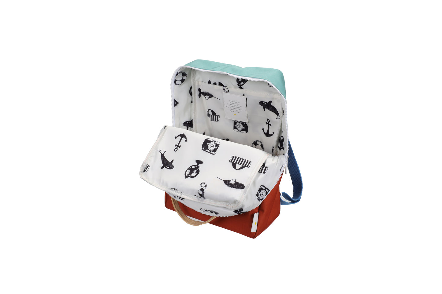 Backpack Large • Colourblocking • Aquatic Green