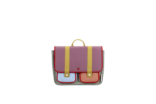 Schoolbag • lemon tree • gingham midnight + moon