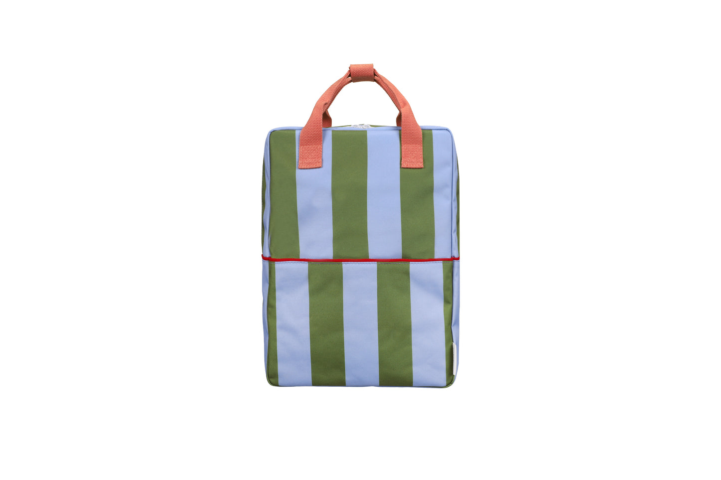 Backpack large • stripes • tickling grass + cloud blue • set
