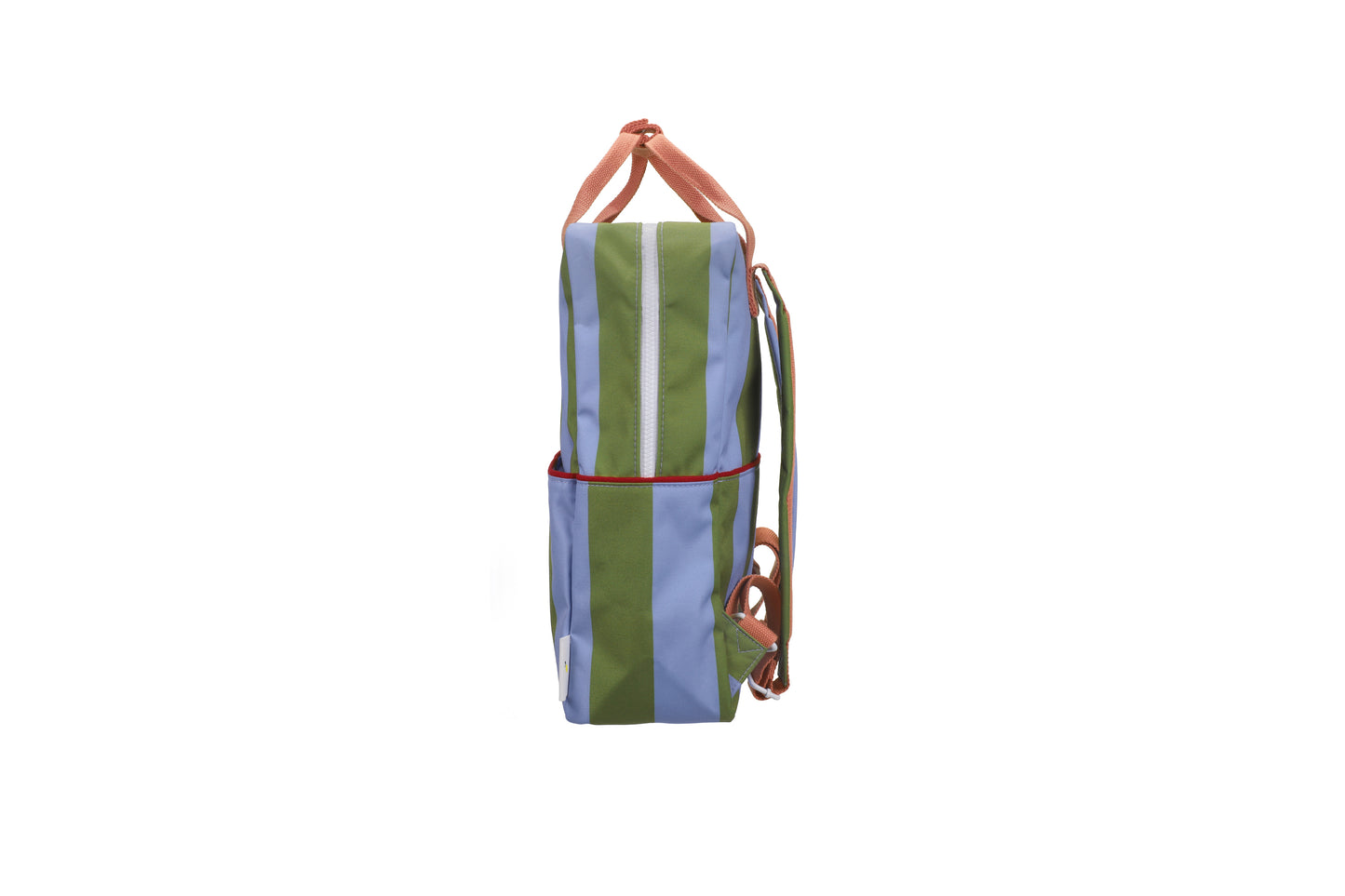 Backpack large • stripes • tickling grass + cloud blue • set