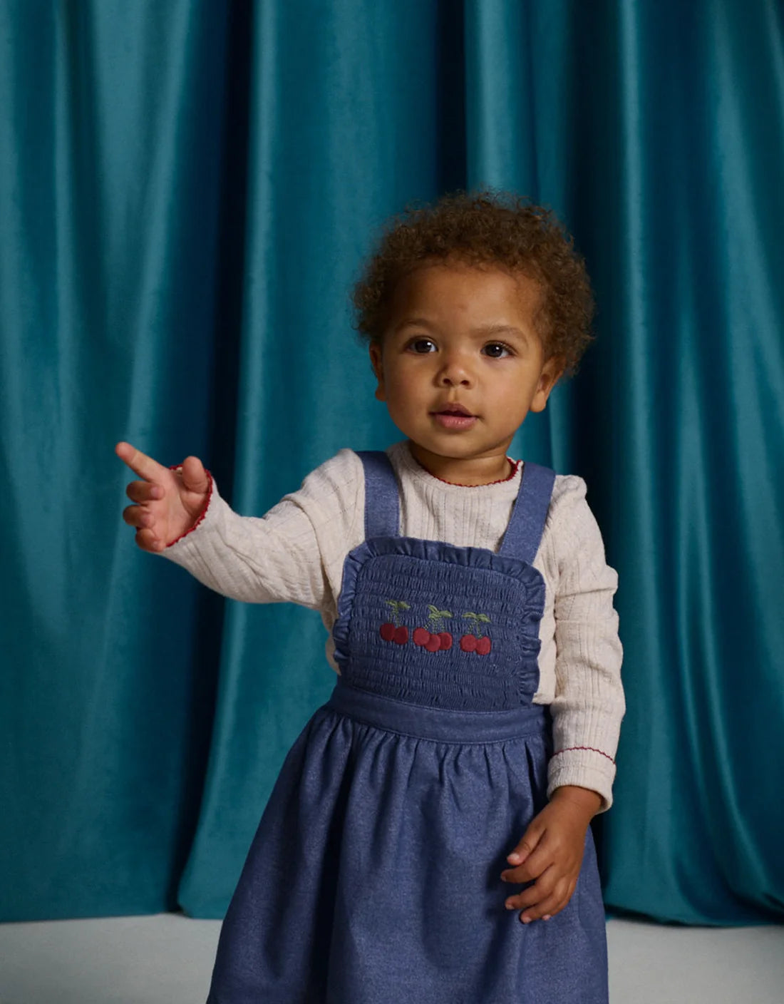 Baby Margot Pinafore Dress and Tee Set