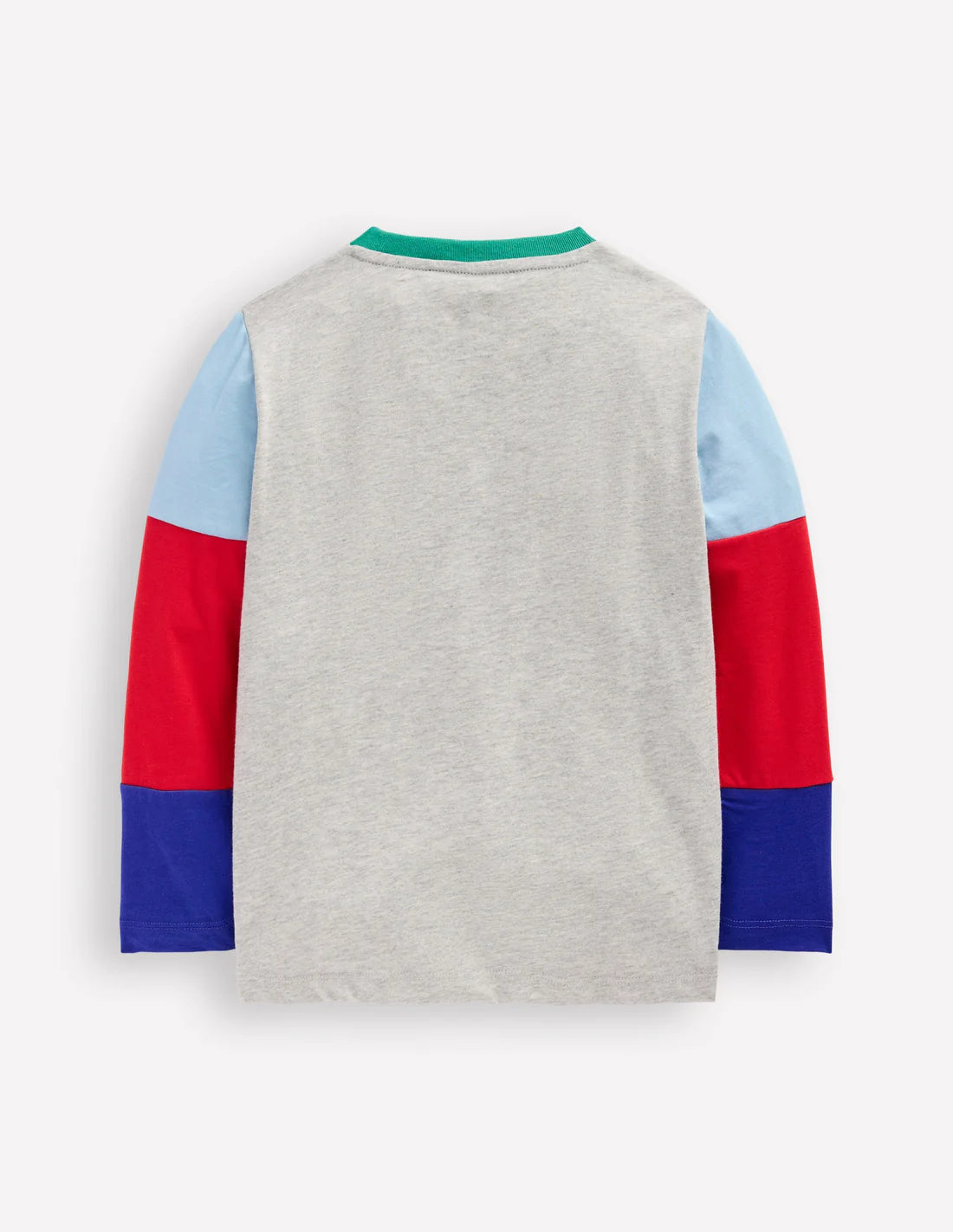 Long Sleeve Hotchpotch T-shirt-Grey