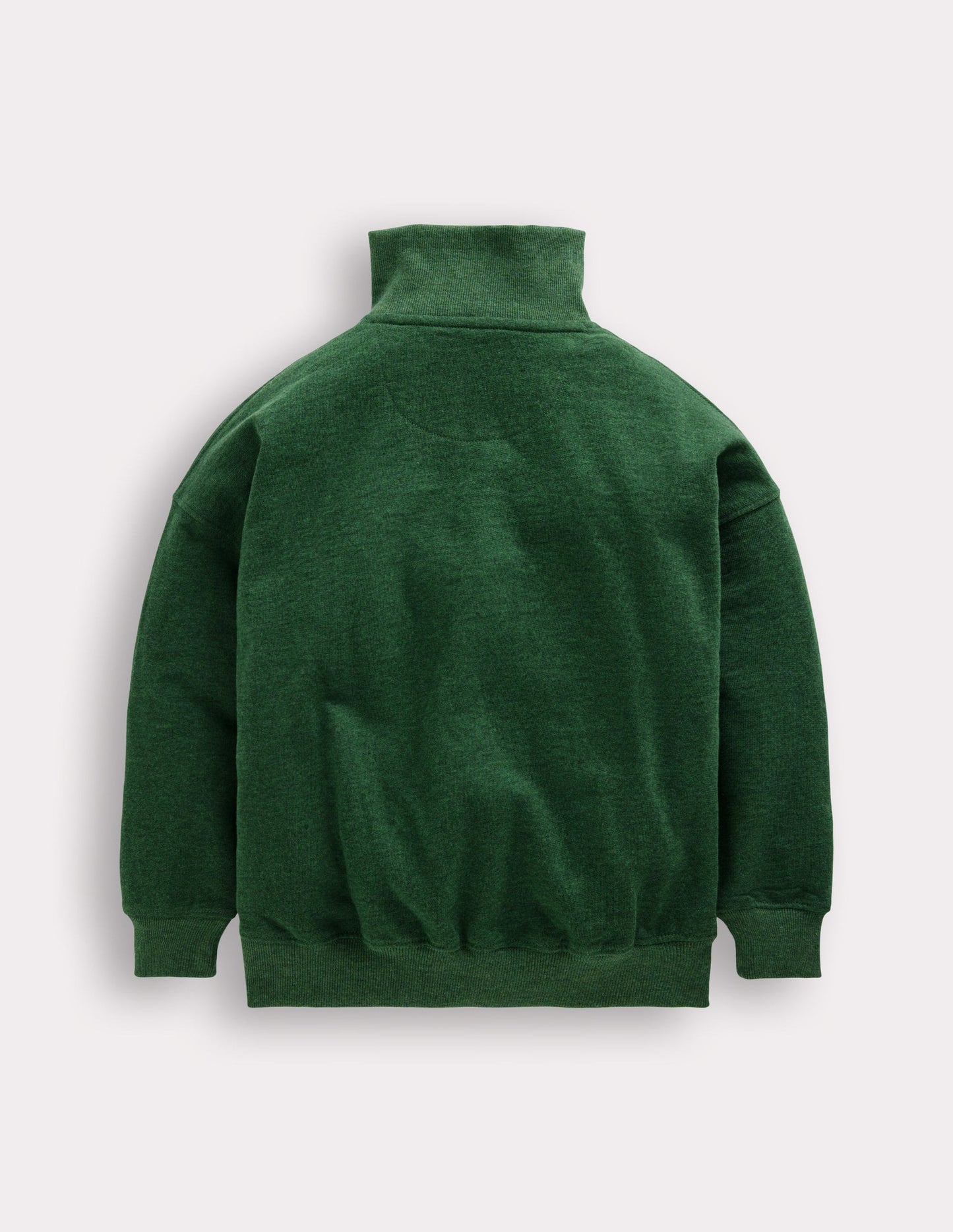 Half-Zip Sweatshirt-Green Marl