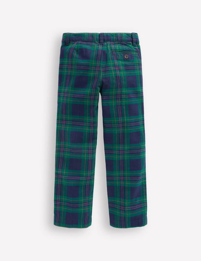 Smart Tailored Trousers-Blackwatch Check