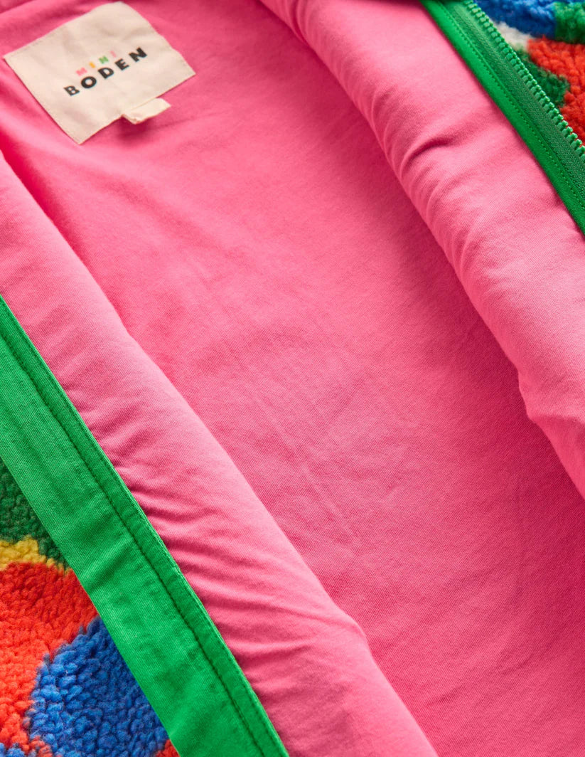 Eden Borg Zip-Through Jacket-Multi Flower Power