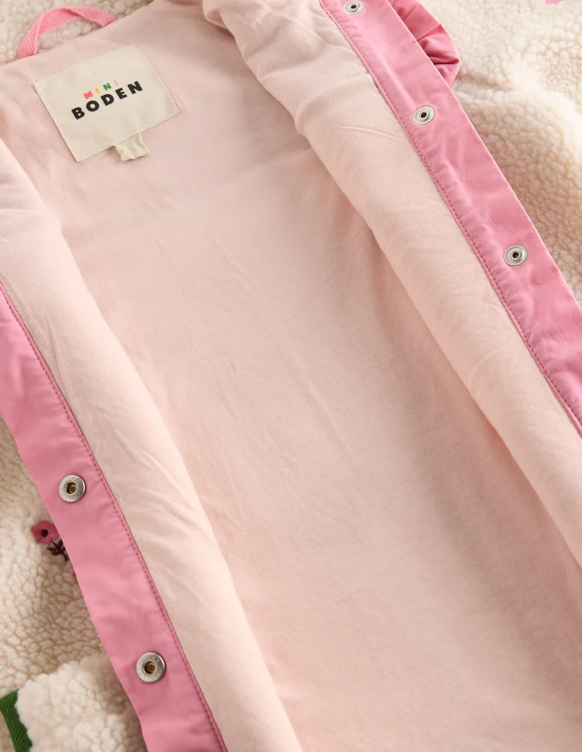 Pretty Borg Mix Jacket-Soft Ivory Embroidered