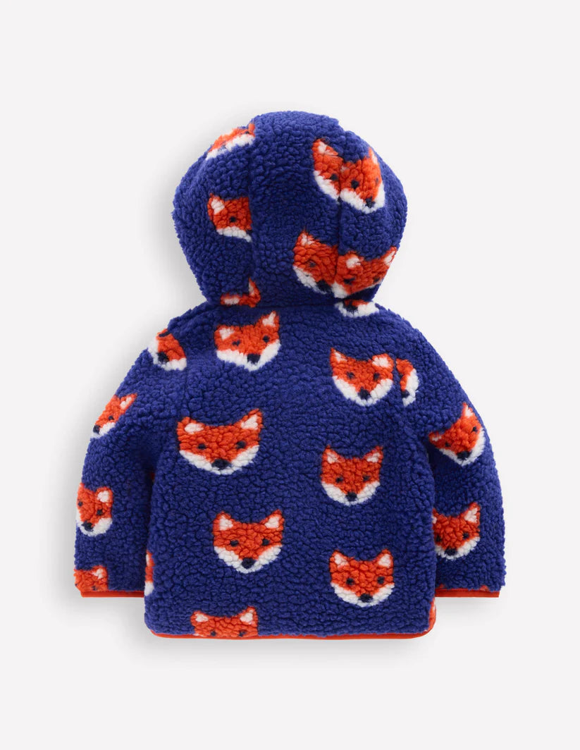 Boys Borg Fleece-Blue Foxes