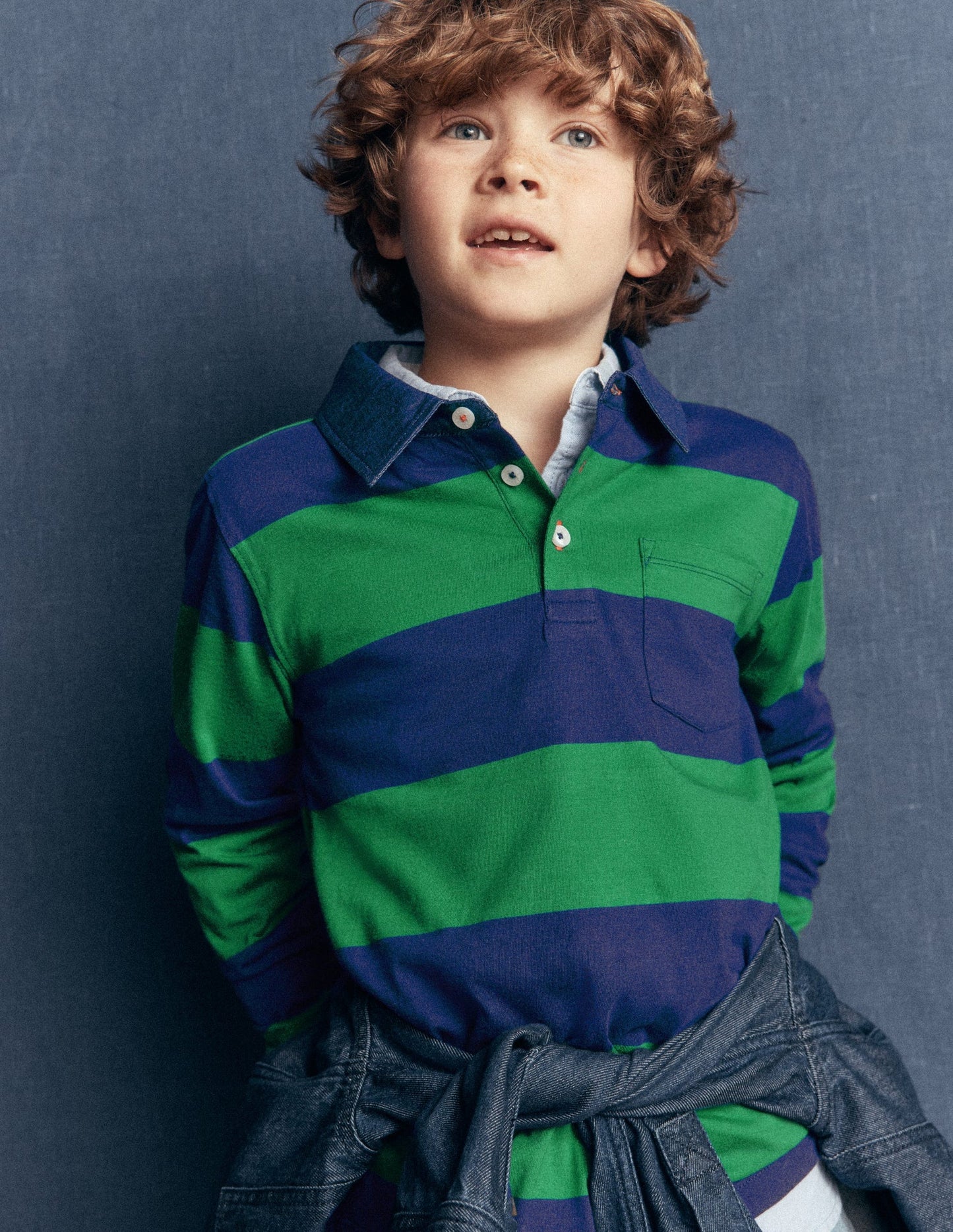 Long Sleeve Smart Polo Shirt - Fresh Green