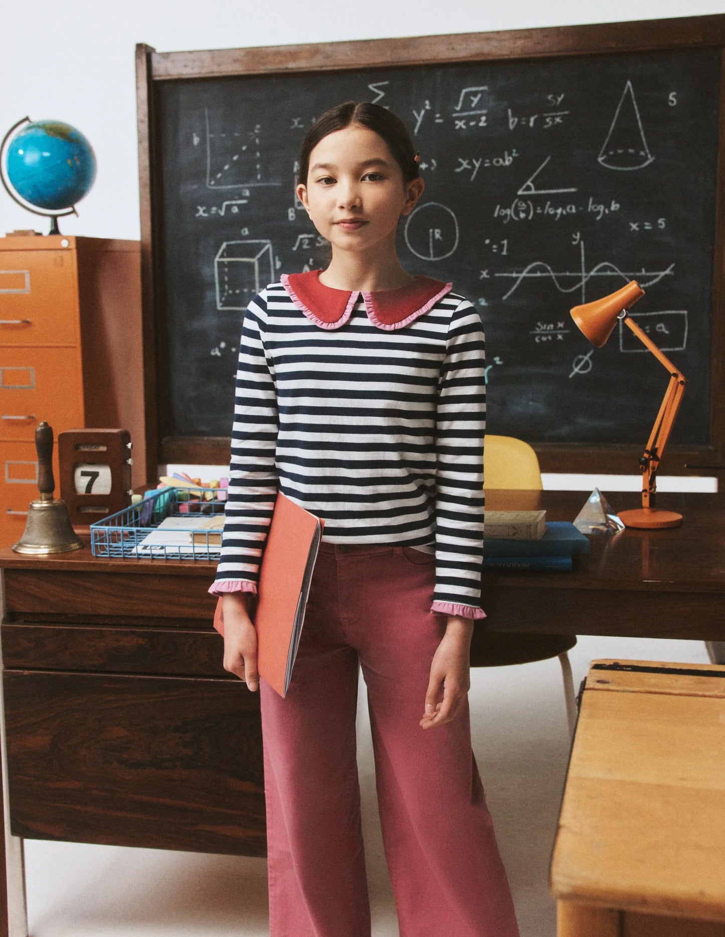 Collared Breton Jersey Top