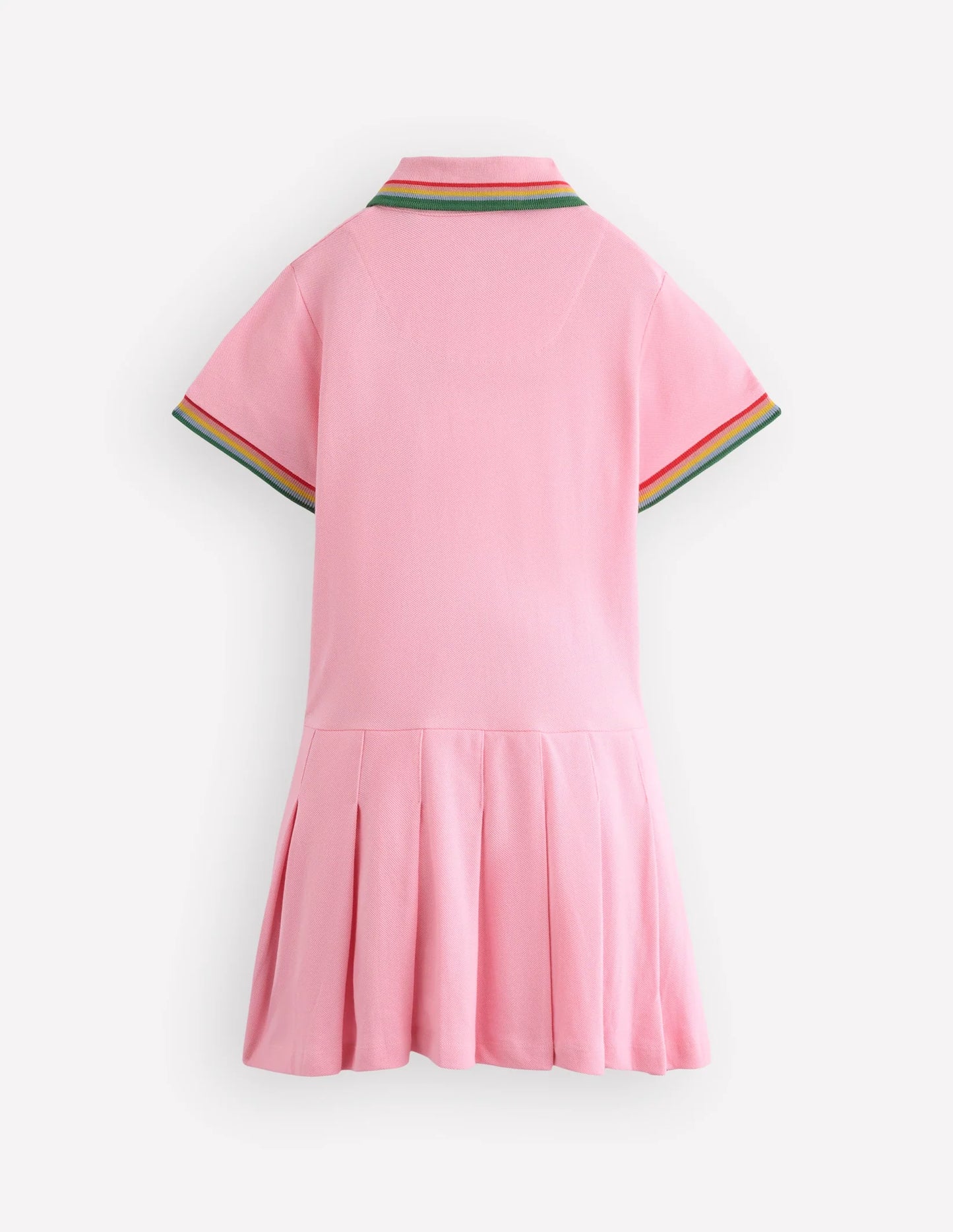 Pleated Skirt Jersey Dress