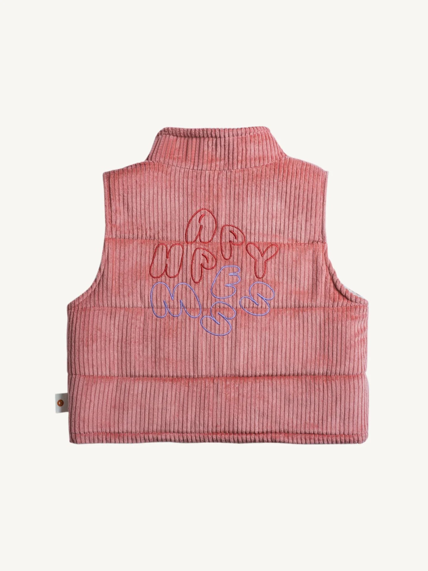 Reversible Merino Vest - Pink Blush