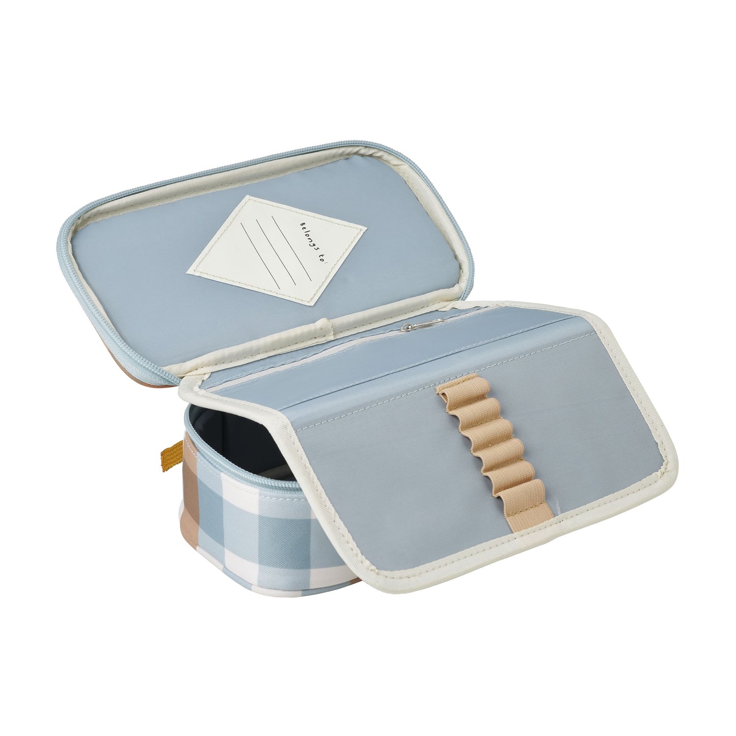 Pencil Case - Cottage Blue Checks