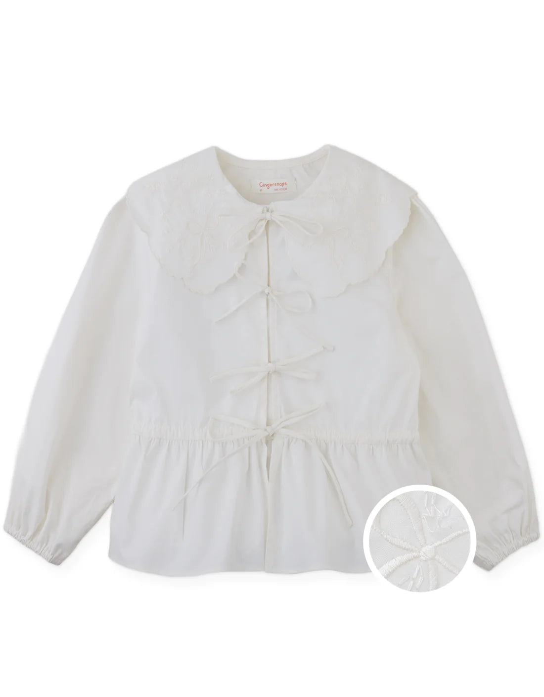 Mercedes Top with Peplum Sleeves