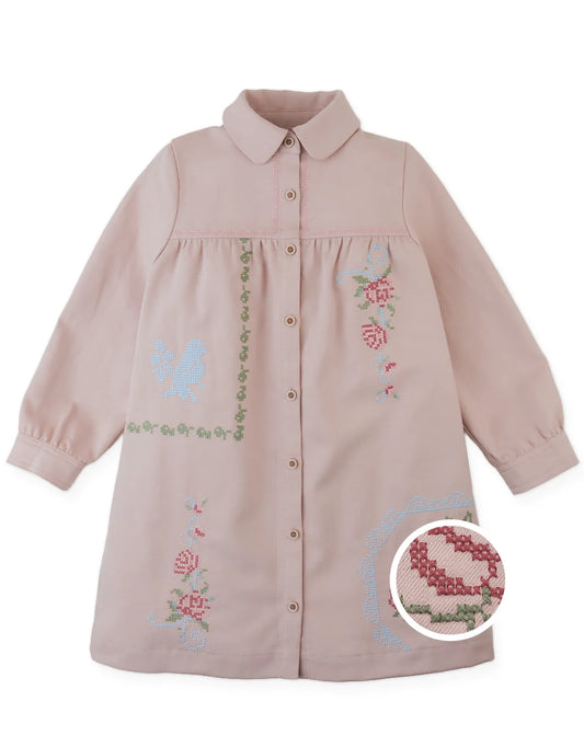 Minerva Shift Dress with Peter Pan Collar