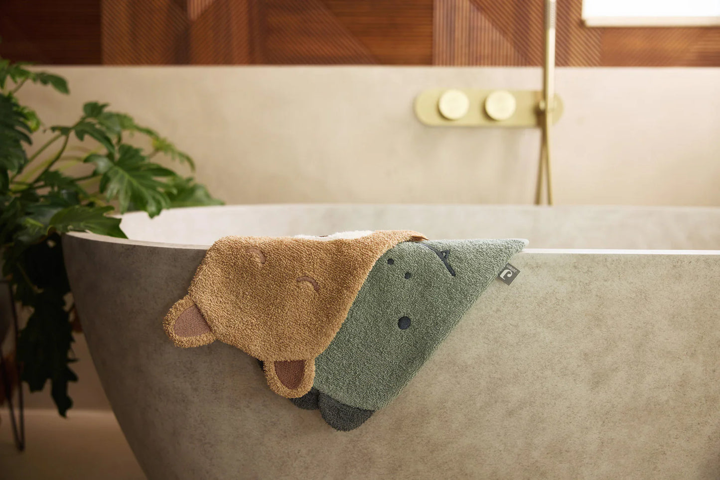 Washcloth Terry Jungle Jambo Cheetah