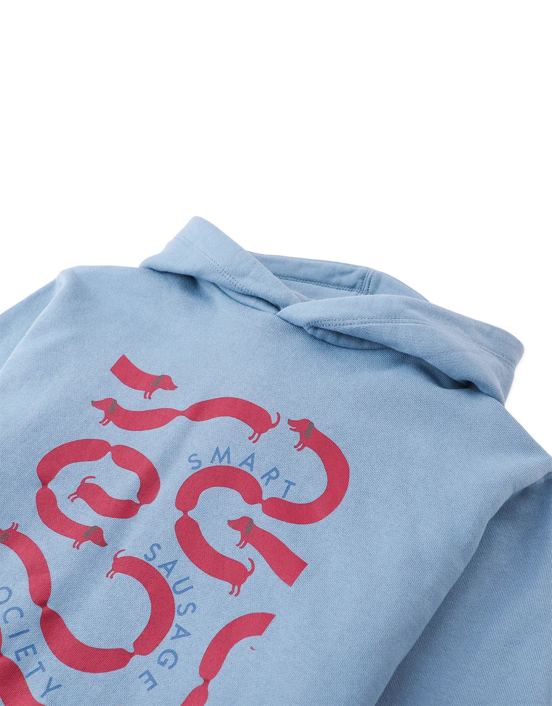 Anton Fleece Pullover Hoodie with Sausage Maze Graphic