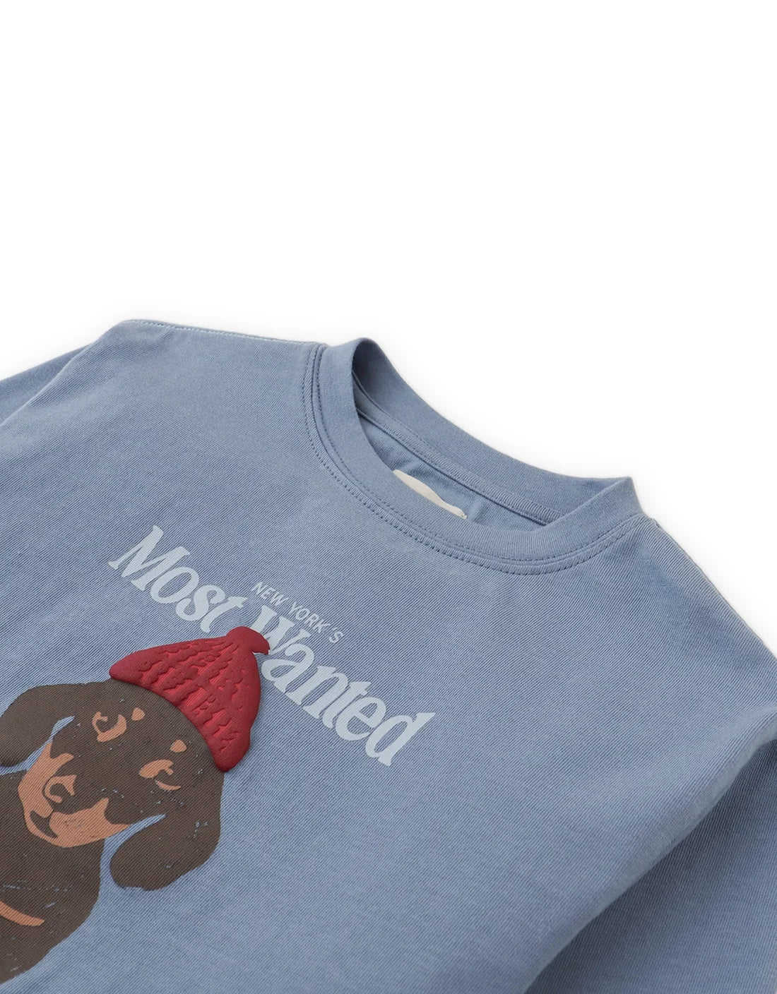 Myron Graphic Tee with “Most Wanted” Dachshund