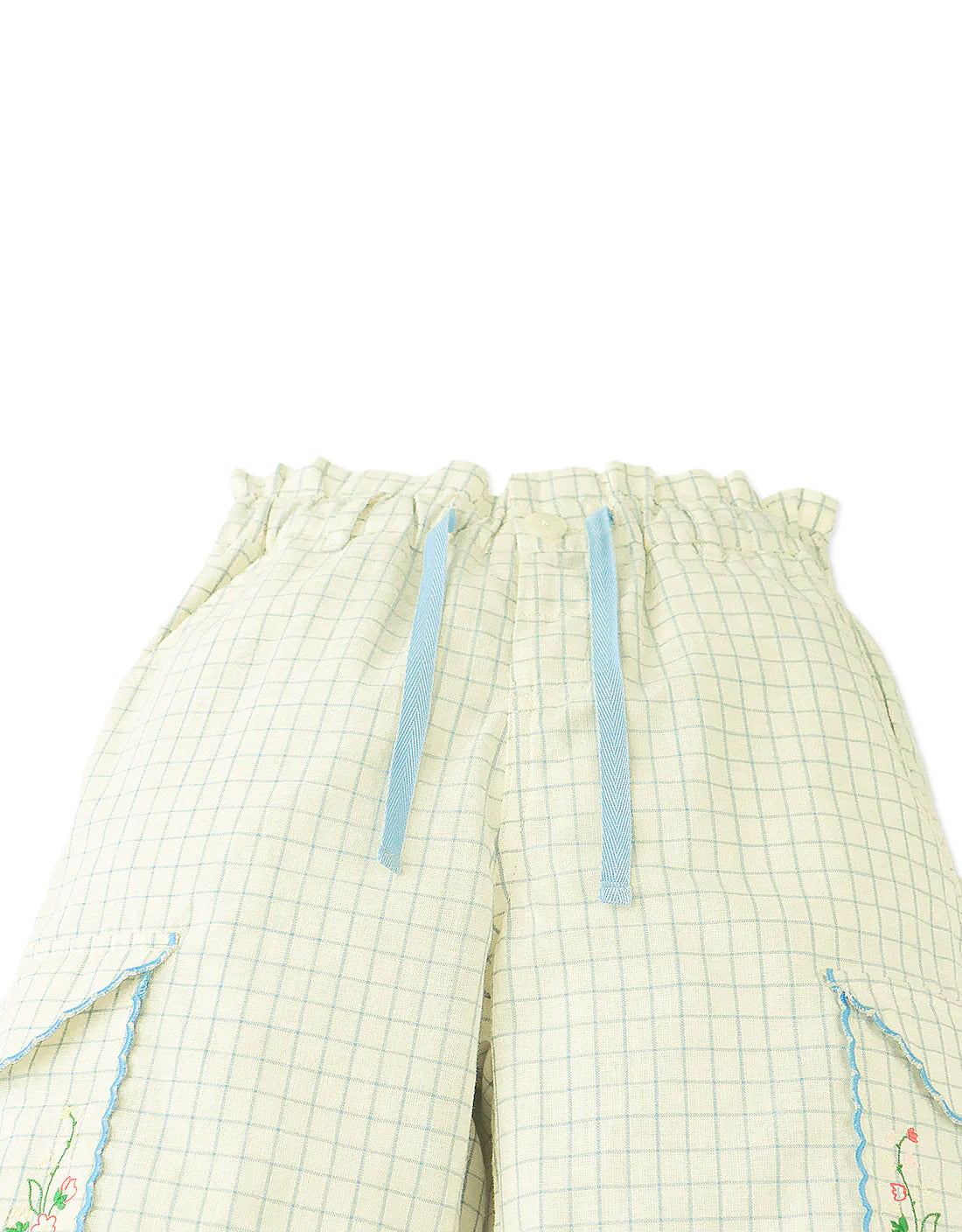 Ariana Cargo Pants with Embroidered Pockets