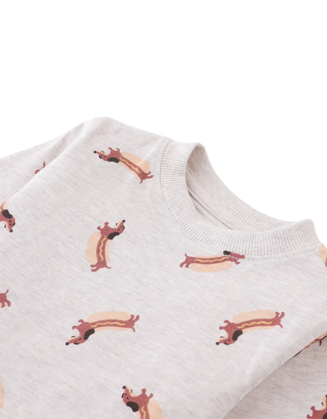 Baby Piero Tee with Dachshund All-Over Print