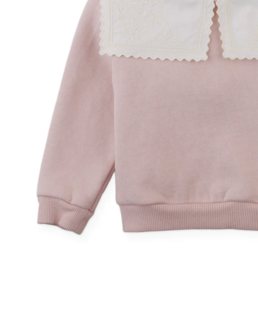 Baby Clarita Pullover with Embroidered Sailor Collar