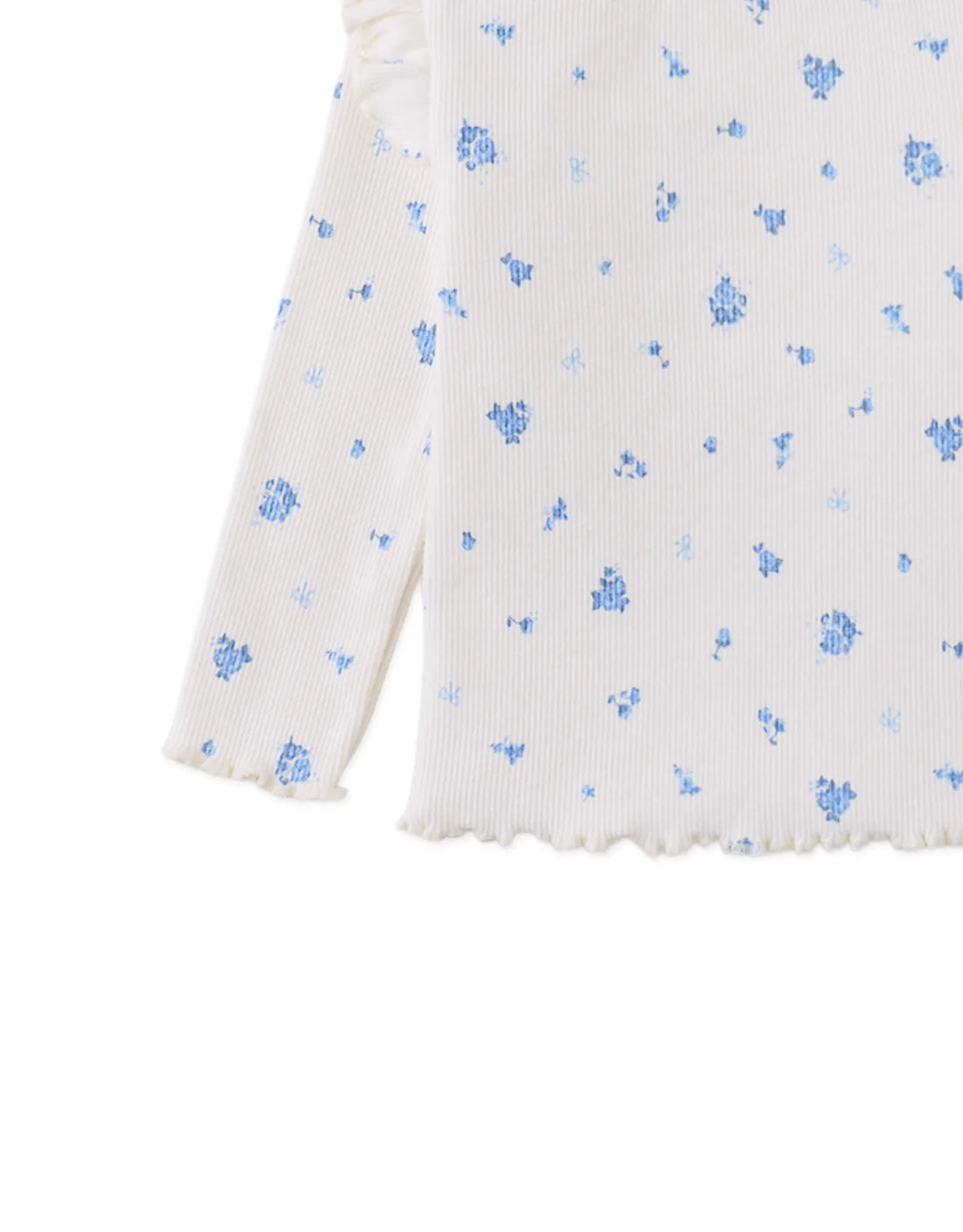 Baby Drusilla Tee with Ruffled Shoulders