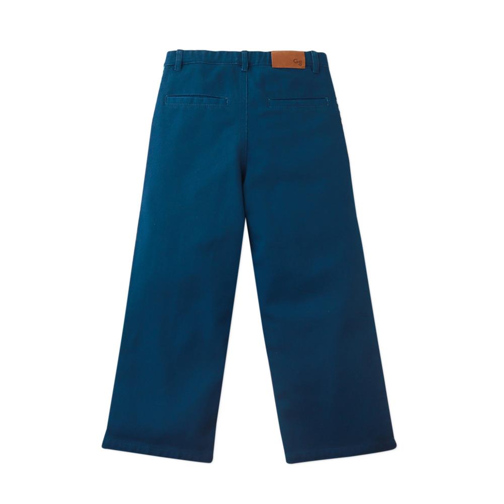 Erik Straight Leg Pants with Embroidered Sides