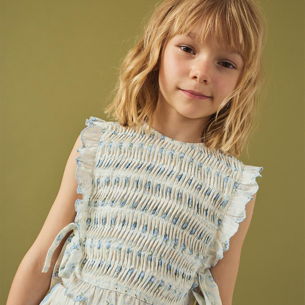 Cassie Ruffled Top with Side Ties