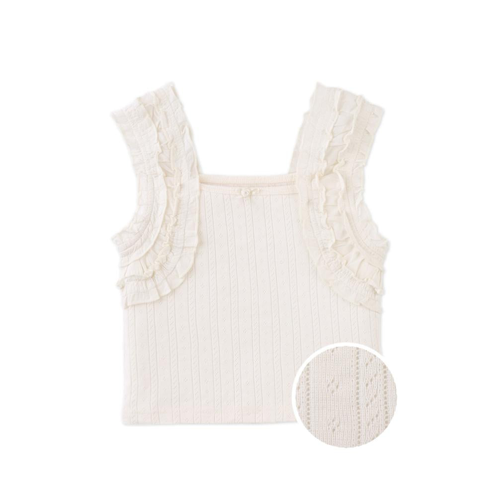 Sandra Pattern Top with Smocked Straps