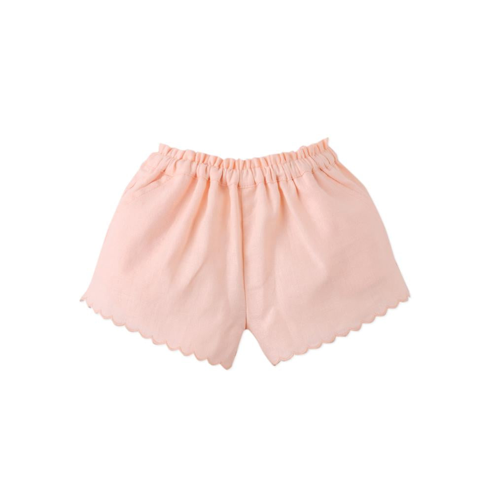 Baby Hinata Embroidered Empire Tunic Blouse & Shorts Set
