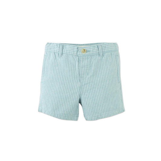 Baby Louis Cotton Linen Striped Chino Shorts