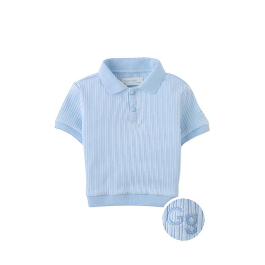 Baby Floch Polo Shirt with GG Logo Embroidery