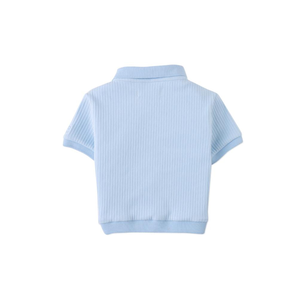 Baby Floch Polo Shirt with GG Logo Embroidery