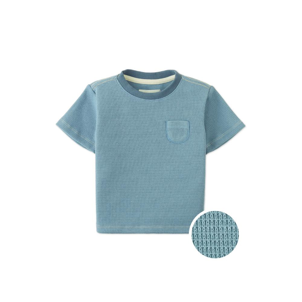 Baby Boris Waffle Knit Jersey T-Shirt