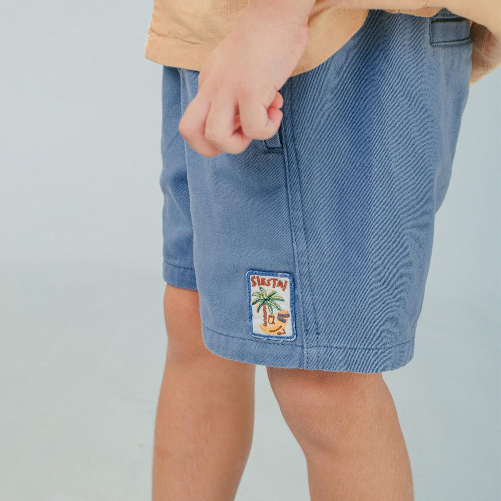 Cosmo Bermuda Shorts With Embroidered Patch