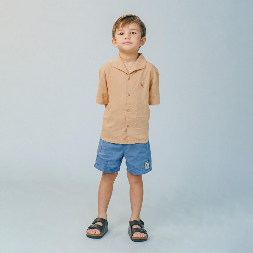 Cosmo Bermuda Shorts With Embroidered Patch