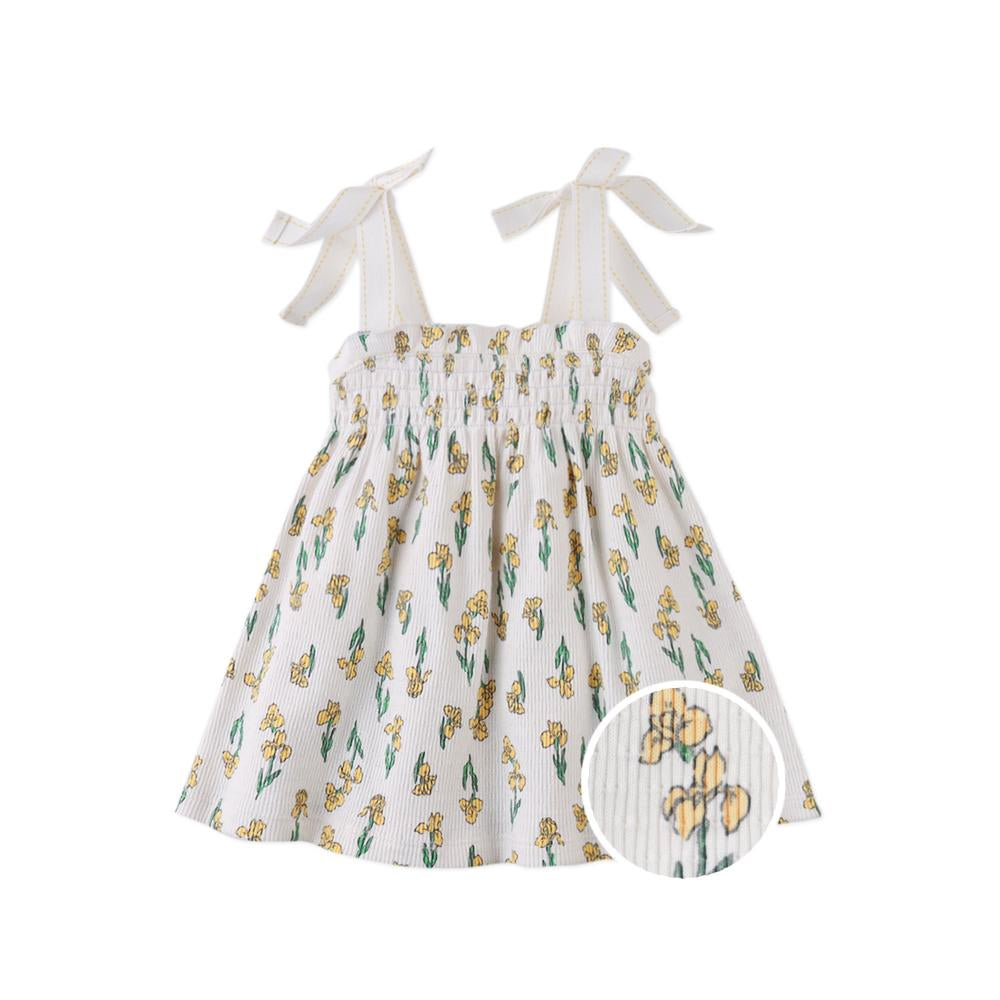 Baby Suzie Jersey Dress with Smocking & Bows